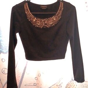 bebe Embellished Top